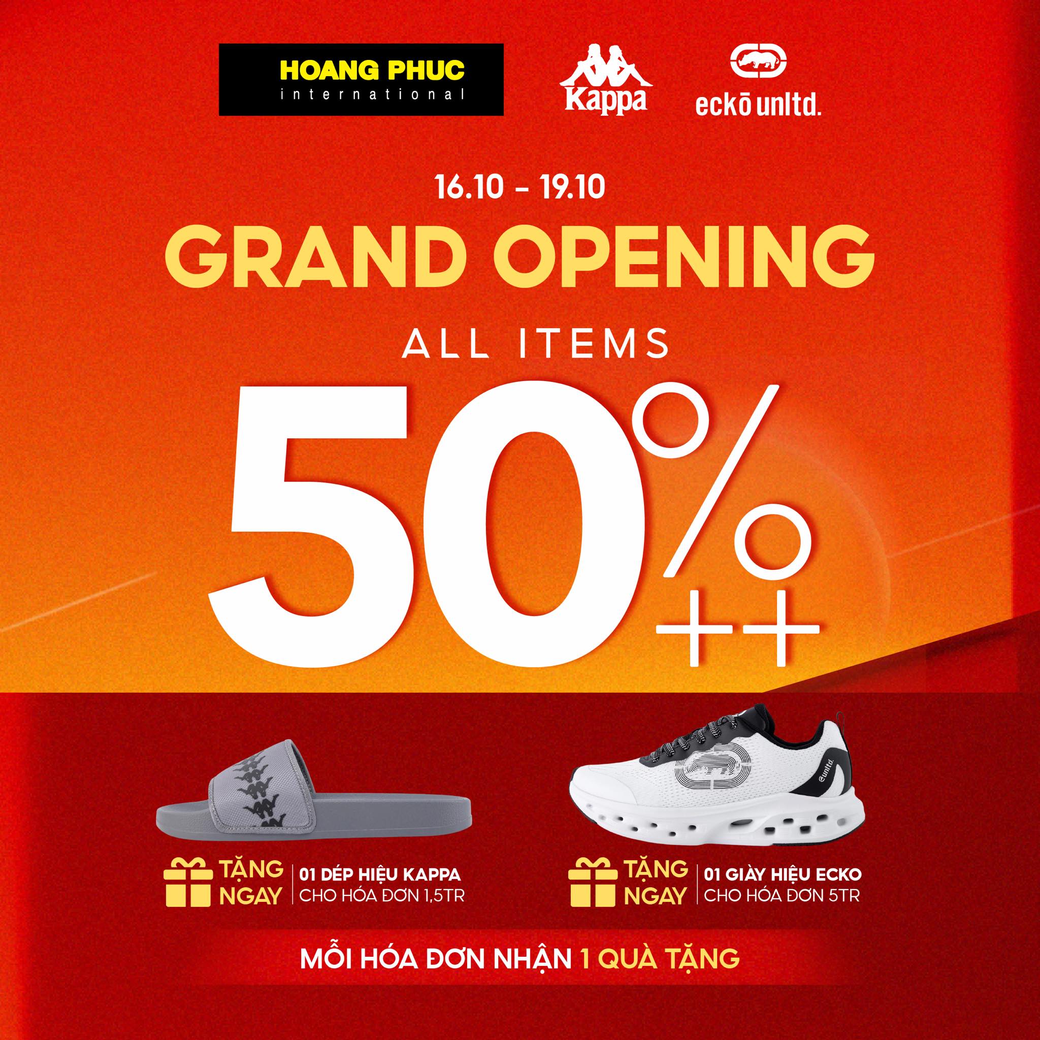 Hoàng Phúc Khai Trương AEON MALL Bình Tân: Săn Giày Kappa, Ecko Unltd Chính Hãng Giá Siêu Tốt!