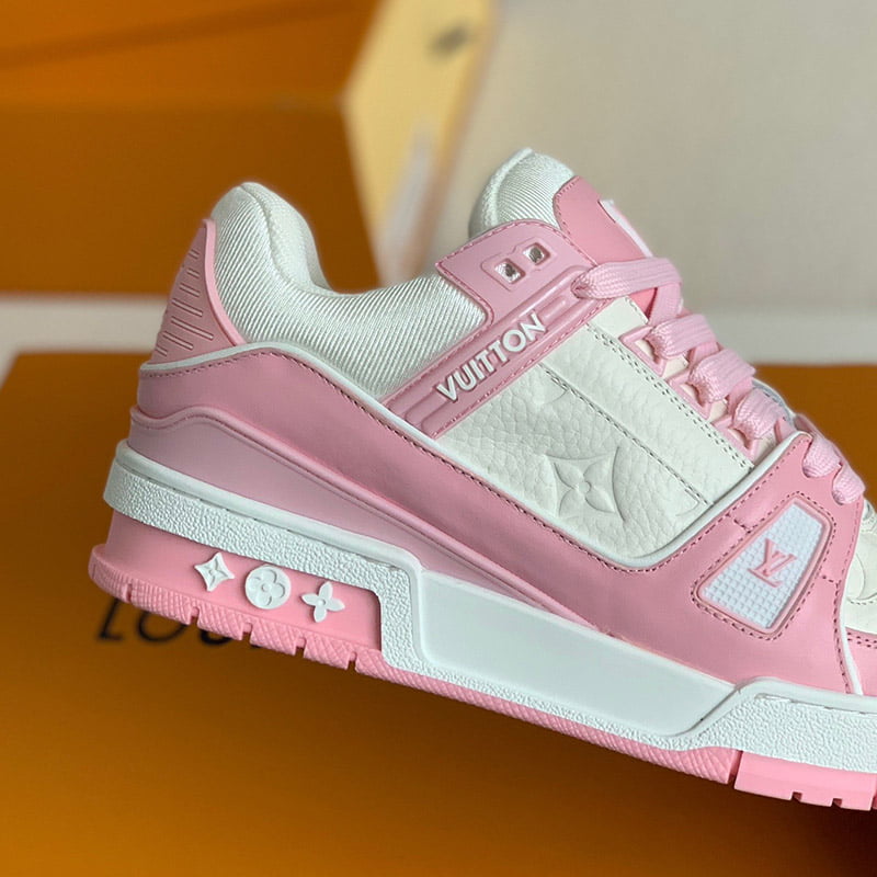 Giày Louis Vuitton Lv Trainer Monogram Pink Best Quality