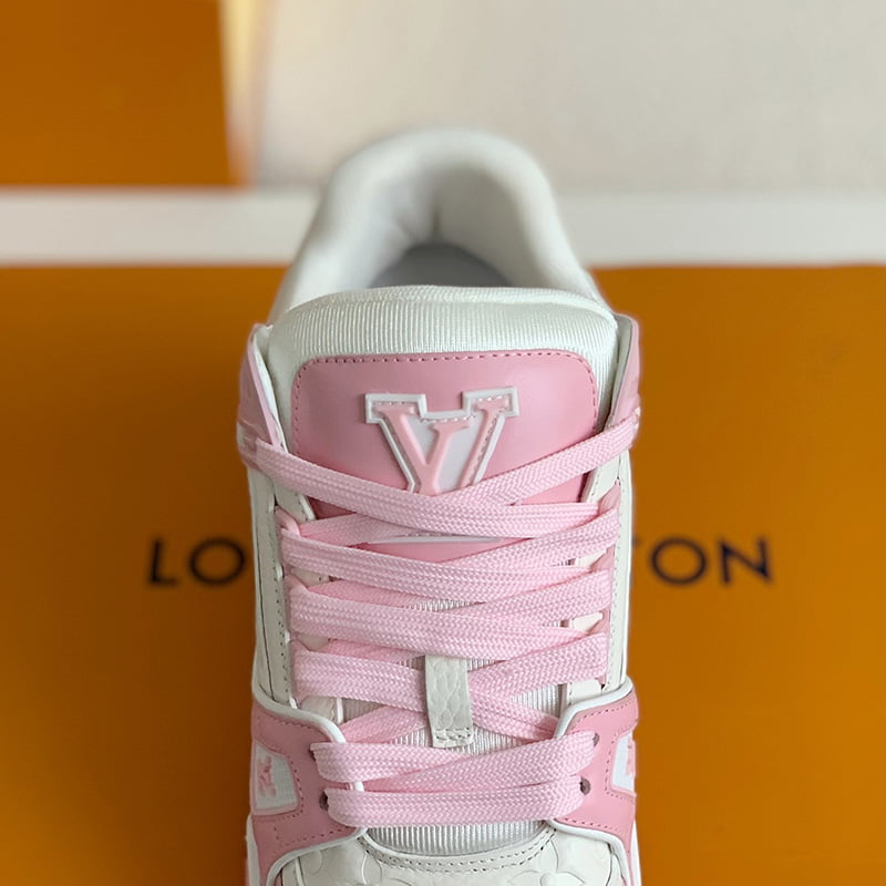 Giày Louis Vuitton Lv Trainer Monogram Pink Best Quality