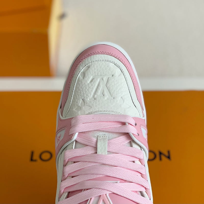 Giày Louis Vuitton Lv Trainer Monogram Pink Best Quality