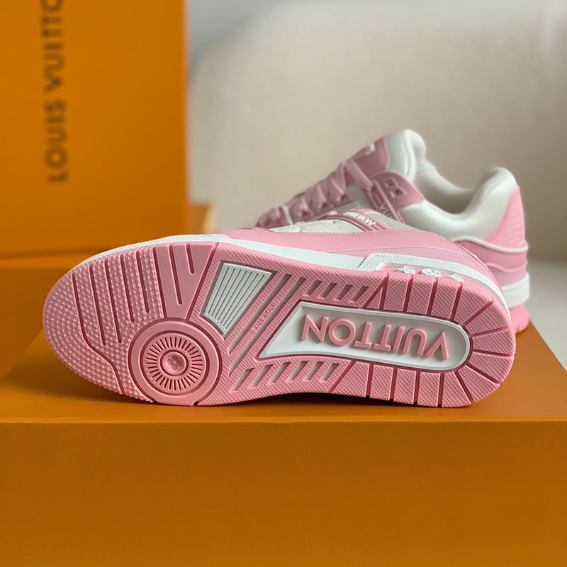 Giày Louis Vuitton Lv Trainer Monogram Pink Best Quality
