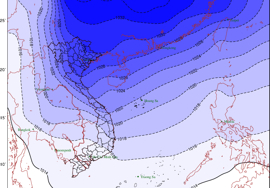 Tại sao gió mùa Đông Bắc không hoạt động liên tục mà chỉ thổi theo từng đợt vào miền Bắc nước ta?