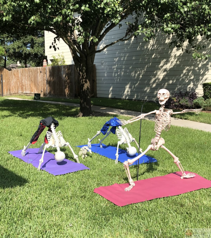 Skeleton tập yoga