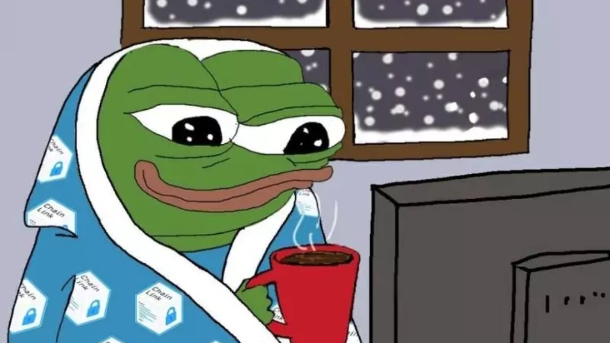 Hình ảnh meme ếch xanh ngộ nghĩnh