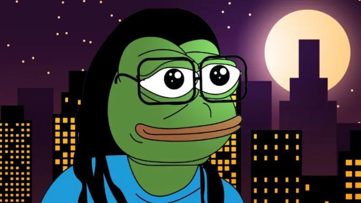 Hình ảnh meme ếch xanh dễ thương đáng yêu