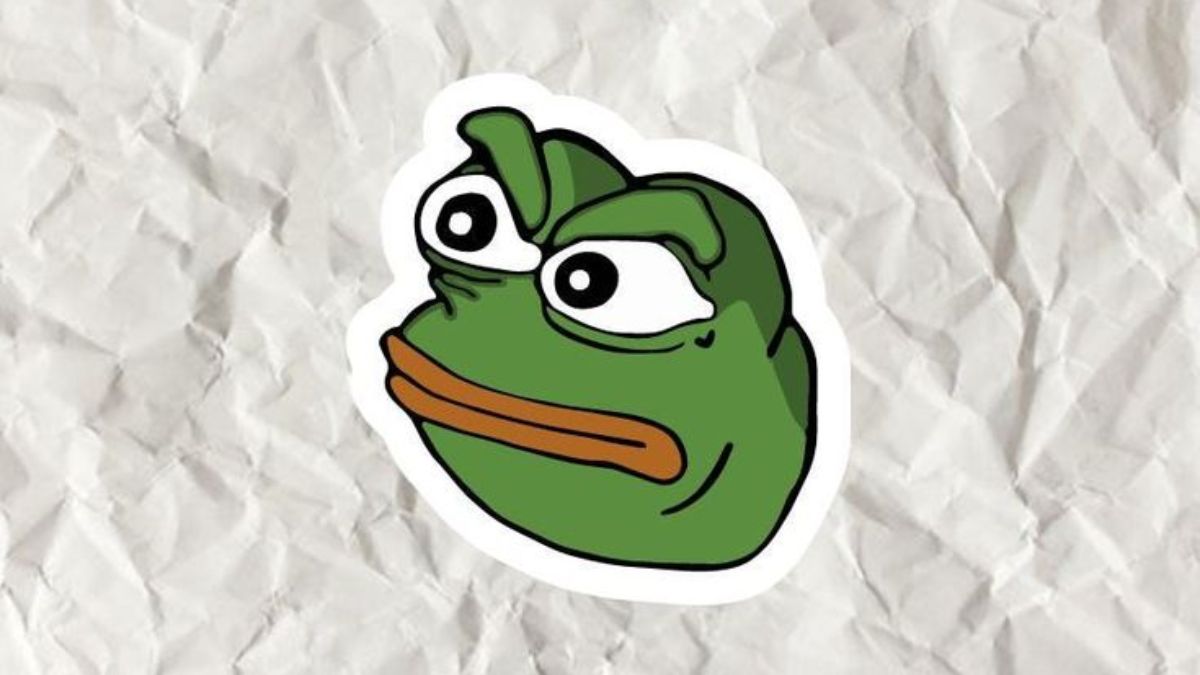 Hình meme ếch xanh đáng yêu vui nhộn