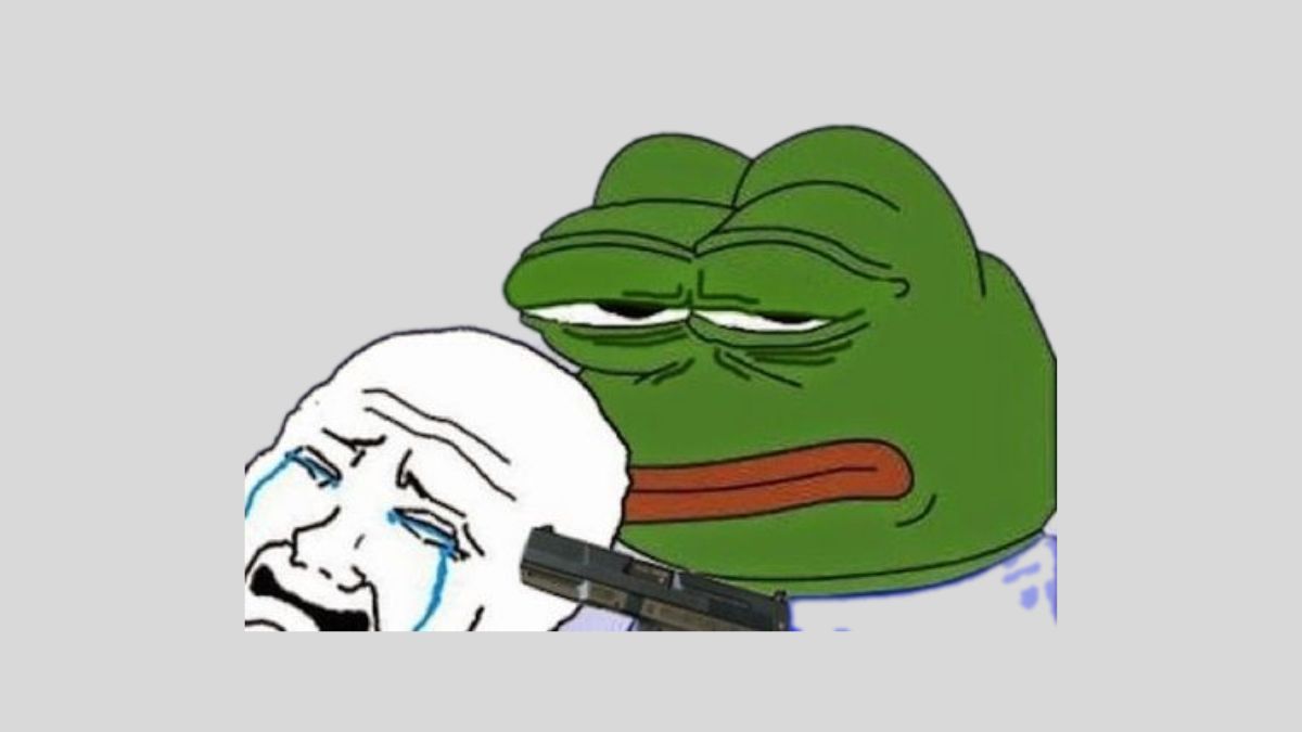 Meme ếch xanh đánh nhau hài hước vui nhộn