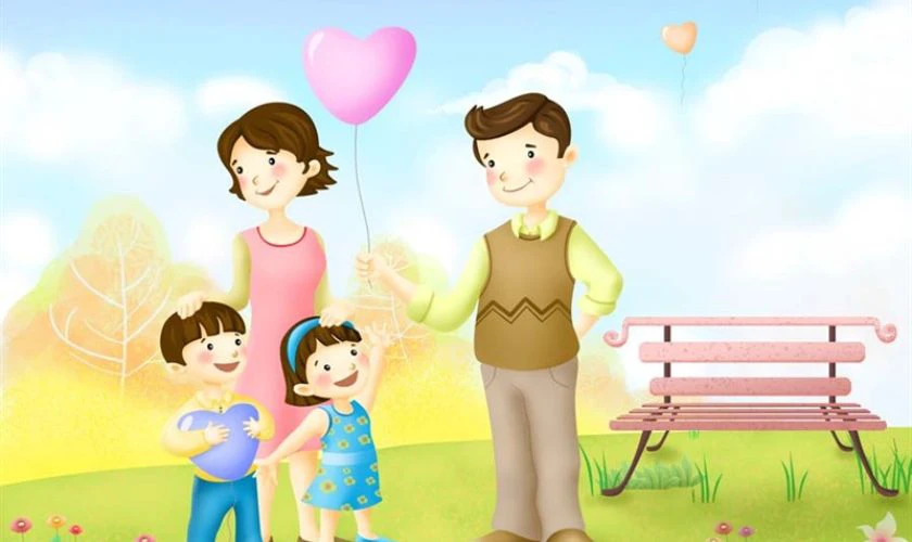 Hình ảnh Gia đình Việt Nam đẹp nhất ấm áp 2025