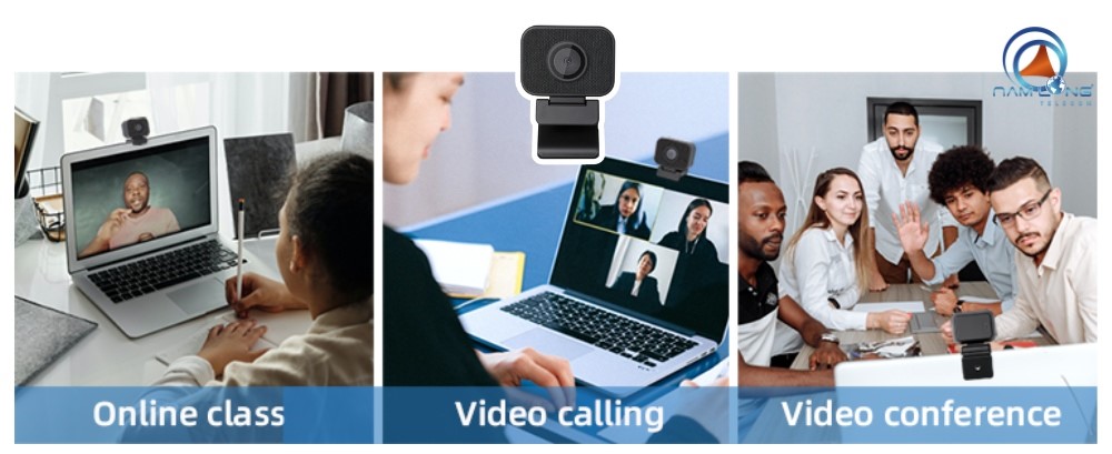 Webcam Kato A40 4K siêu nét có micro tích hợp