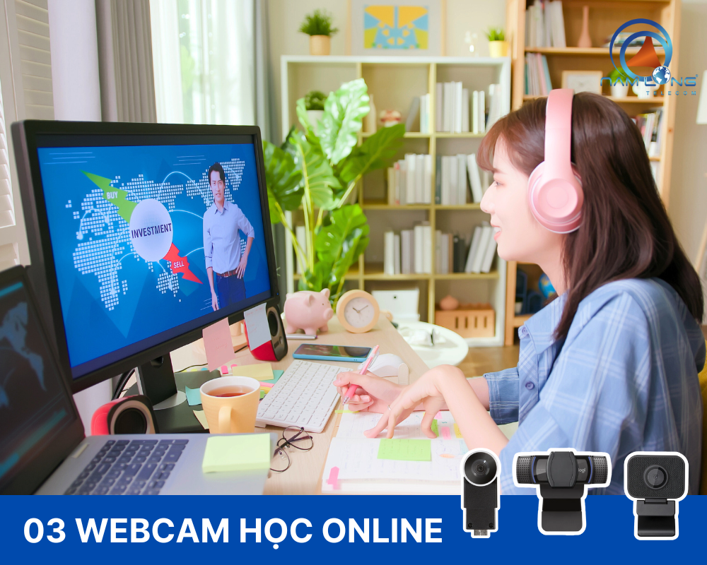Gợi ý 03 webcam học online giá rẻ hình ảnh rõ nét