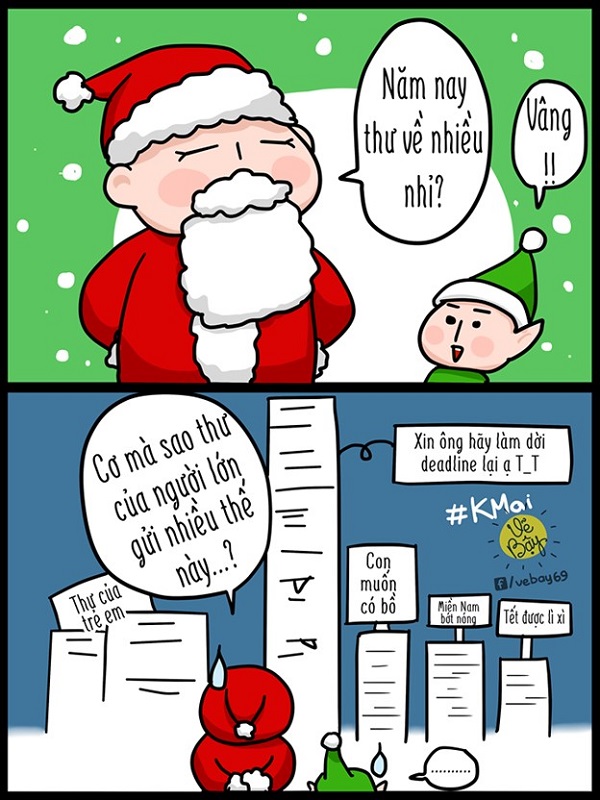 Ảnh chế Noel hài hước về mong ước của anh chàng thanh niên