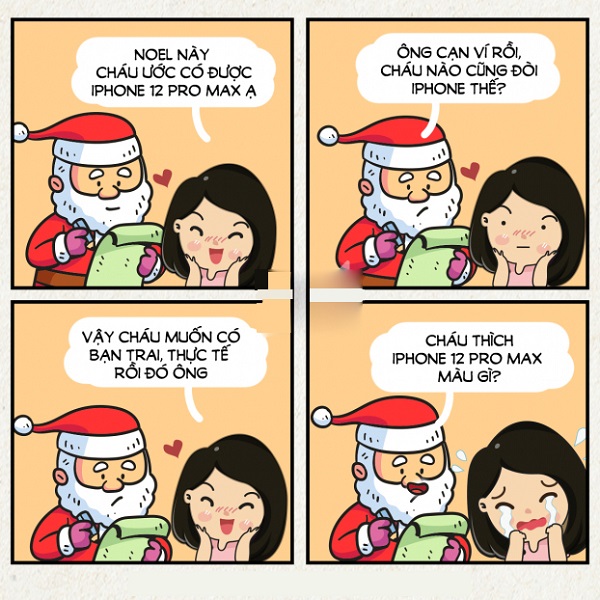 Hình chế Giáng Sinh cùng những mong ước gửi đến ông già Noel