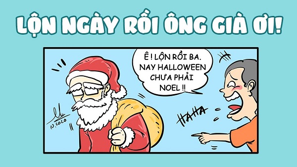 Ảnh chế Noel bựa nhây troll ông già Tuyết