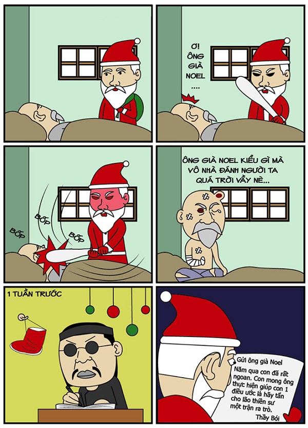 Ảnh chế Giáng Sinh cho thầy bói