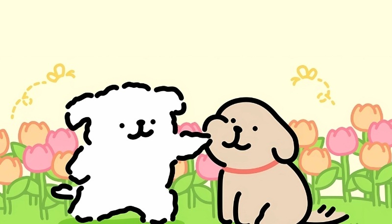 ảnh nền con chó dễ thương đáng yêu