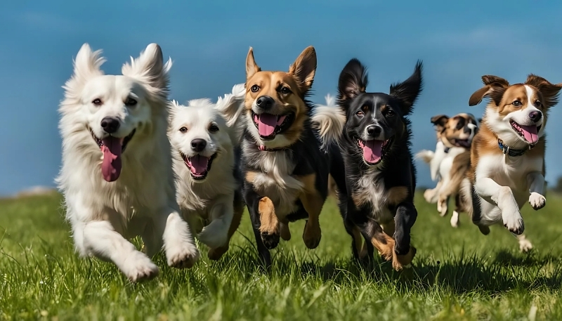 ảnh nền con chó dễ thương sáng tạo