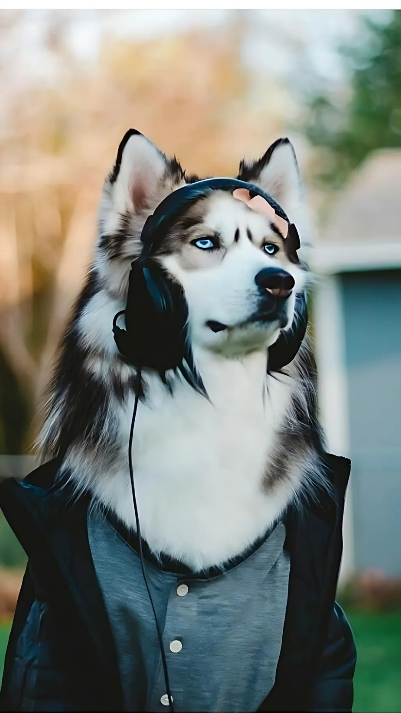 ảnh nền con chó hài hước mong mơ