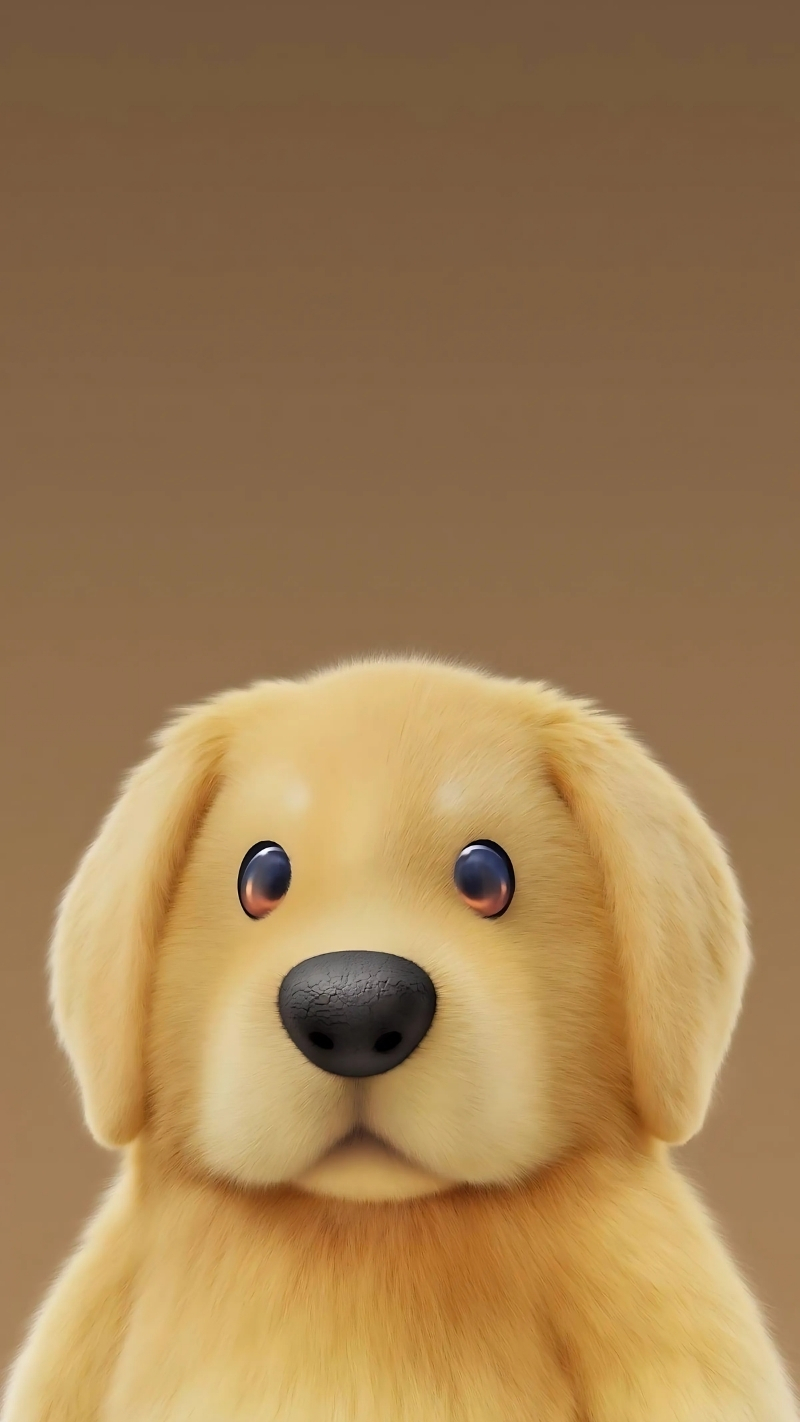 ảnh nền con chó chibi ngộ nghĩnh