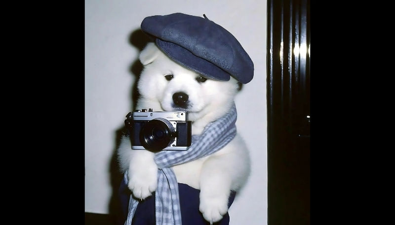 ảnh nền con chó đẹp vui tươi