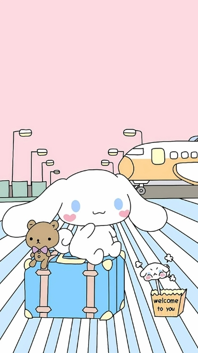 Hình nền Cinnamoroll đáng yêu cho iPhone