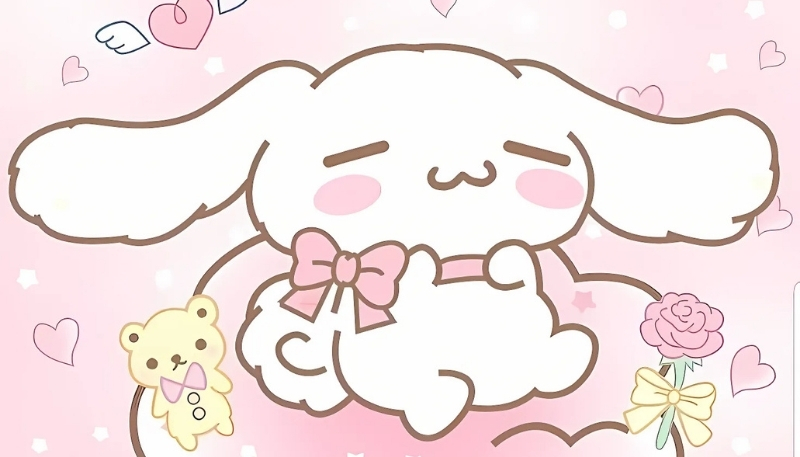 Hình ảnh Cinnamoroll hoạt hình đáng yêu