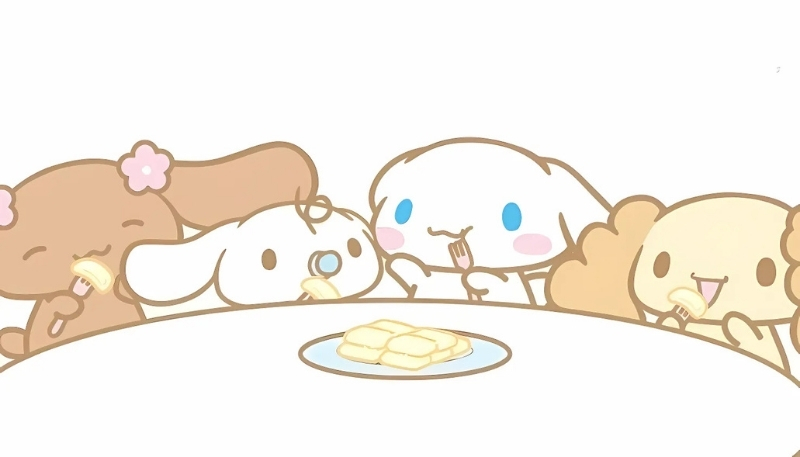 Ảnh Cinnamoroll đáng yêu và Kuromi