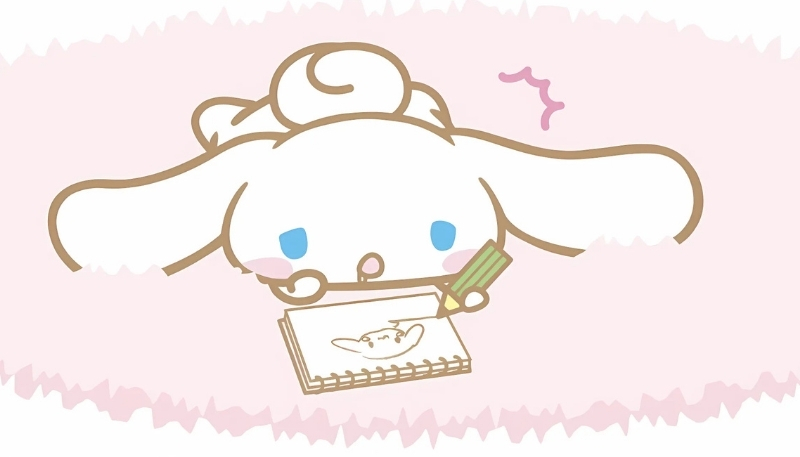 Hình nền máy tính Cinnamoroll chibi