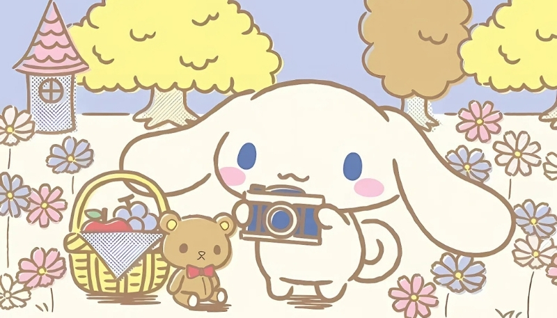 Ảnh nền máy tính Cinnamoroll siêu cute