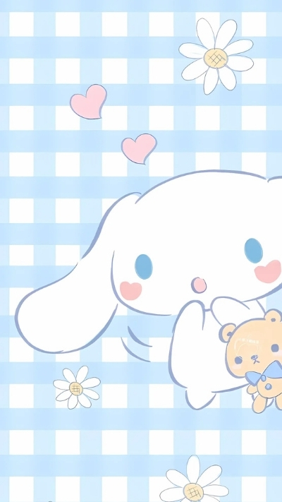Ảnh nền Cinnamoroll tông hồng dễ thương