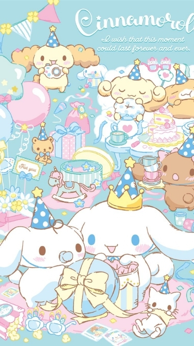 Hình nền HD điện thoại Cinnamoroll xinh