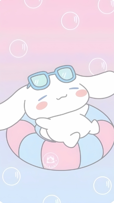 Ảnh Cinnamoroll nền dễ thương cho máy