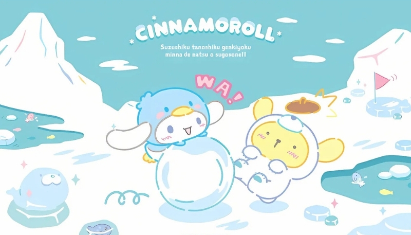 Hình nền Cinnamoroll cute nhẹ nhàng