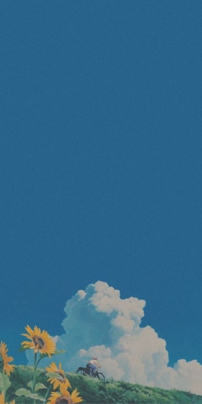 Hình nền điện thoại màu xanh dương tươi mát cho bạn