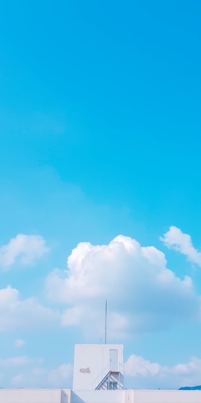 Hình nền điện thoại xanh dương cute được nhiều người sử dụng