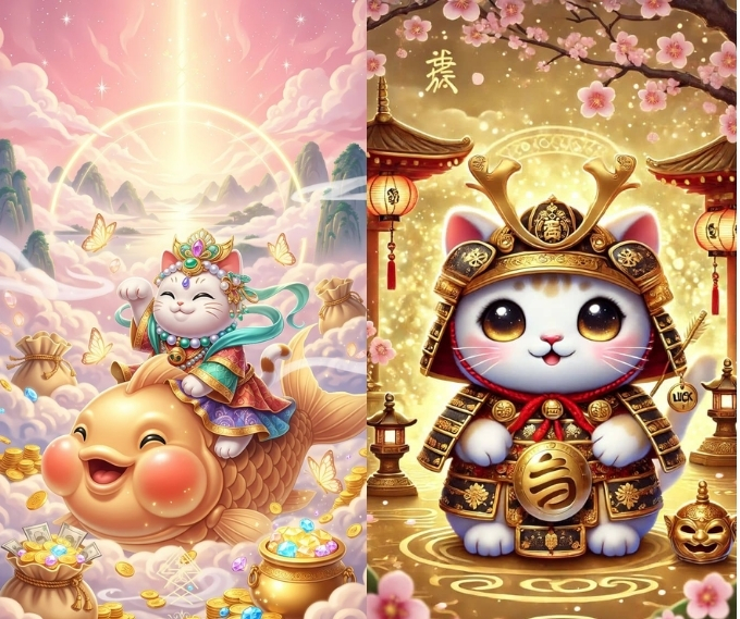 Hình nền mèo thần tài (maneki neko): Chiêu tài và rước lộc hiệu quả