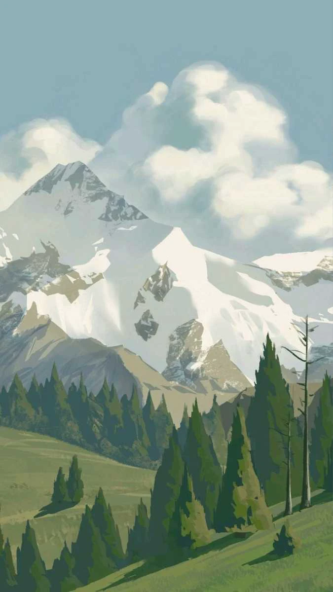 Hình nền iPhone 15 chủ đề thiên nhiên chill chill