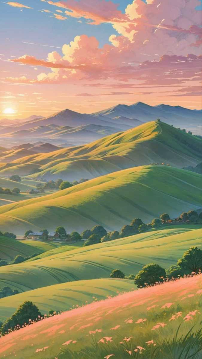 Cảnh vật và núi non hùng vĩ