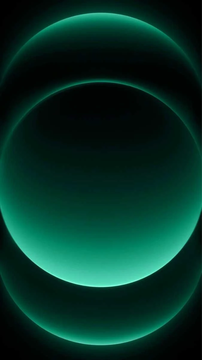 Thiết kế hình nền tông xanh đậm cho iPhone 15