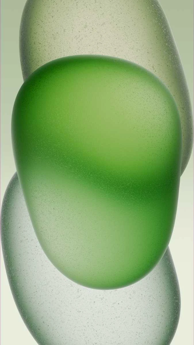 Hình nền iPhone 15 màu xanh lá cây tươi mát