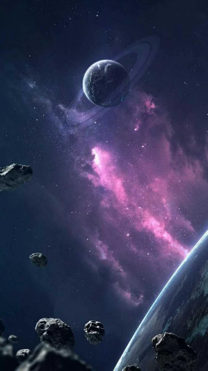 Hình nền iPhone 15 chủ đề vũ trụ, công nghệ