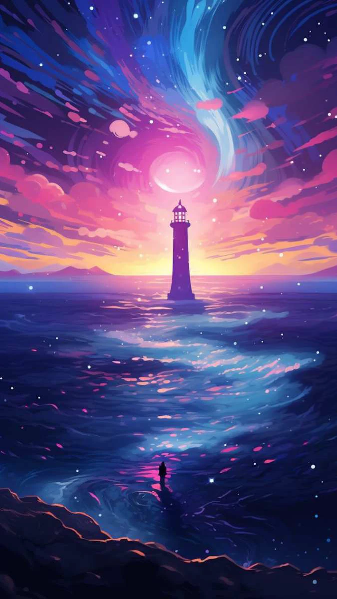 Ảnh nền kỳ ảo đại dương