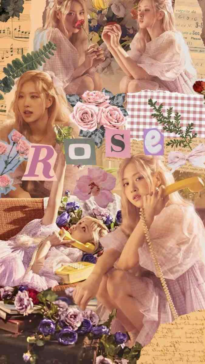 Hình nền Rosé cài iPhone