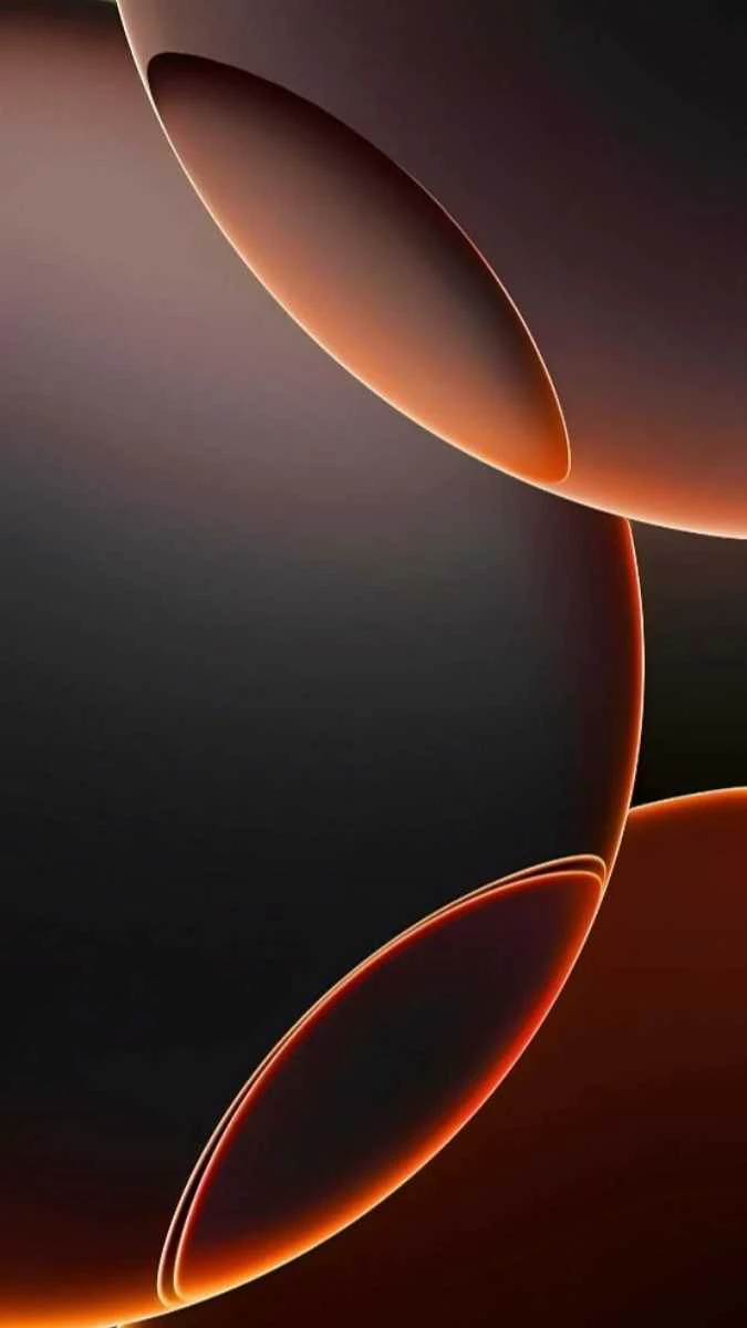 Hình nền iPhone 15 màu cam