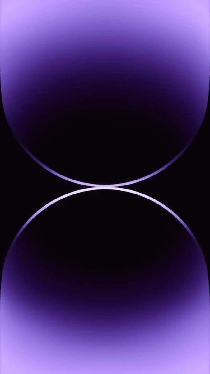 Hình nền iPhone 15 màu tím trầm, huyền bí