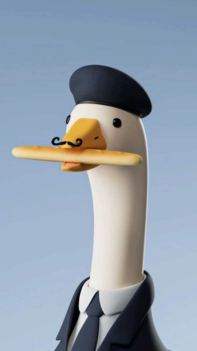 Hình nền iPhone 15 động vật với chú vịt vàng dễ thương