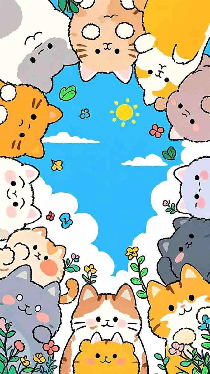 Background động vật dễ thương cài nền iPhone