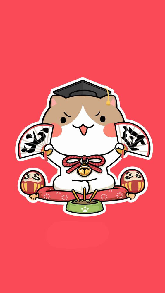 hình nền mèo thần tài