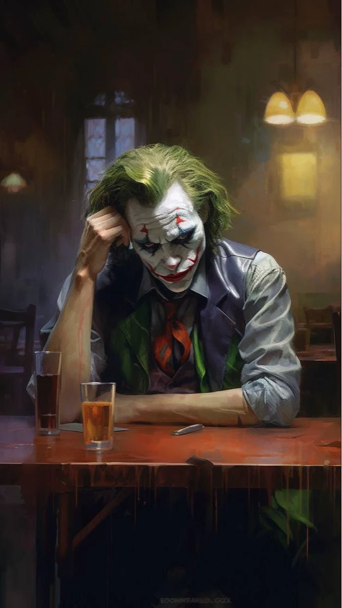 Wallpaper Joker buồn một mình