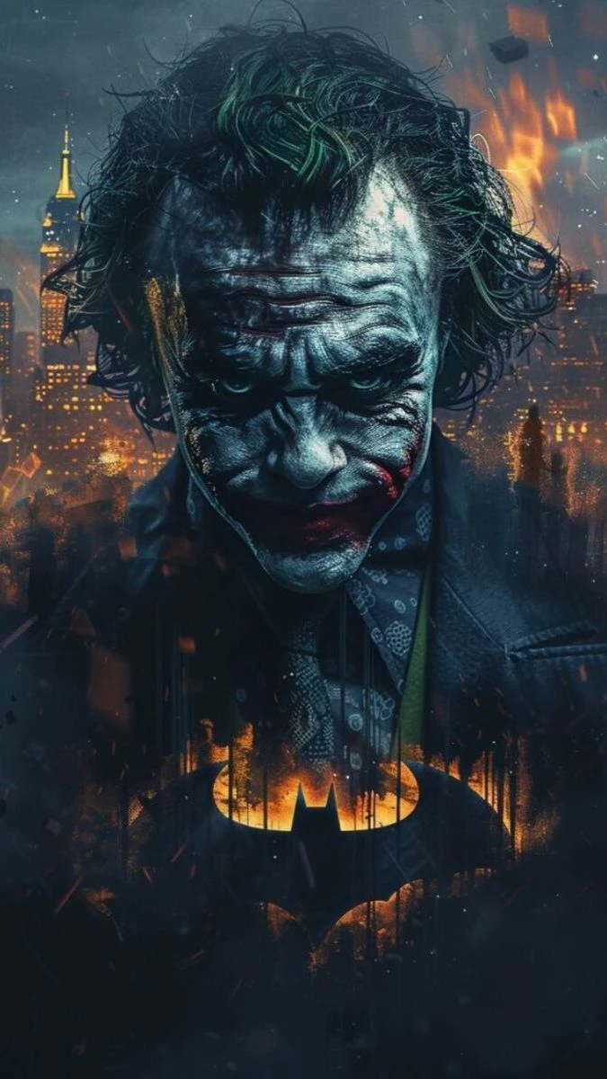 Wallpaper Joker 3d đẹp cho điện thoại
