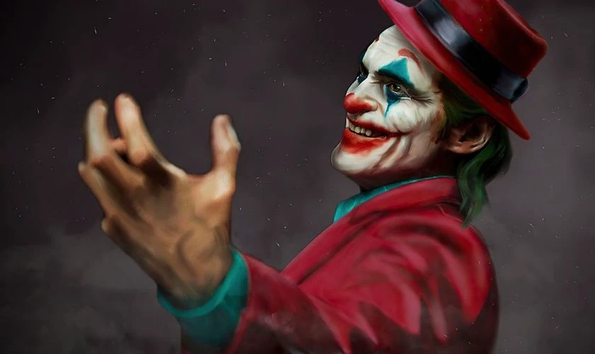 Hình nền Joker cười tải về máy tính